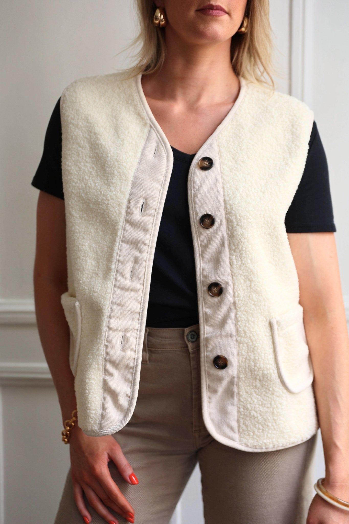 GILET SANS MANCHES LILOU