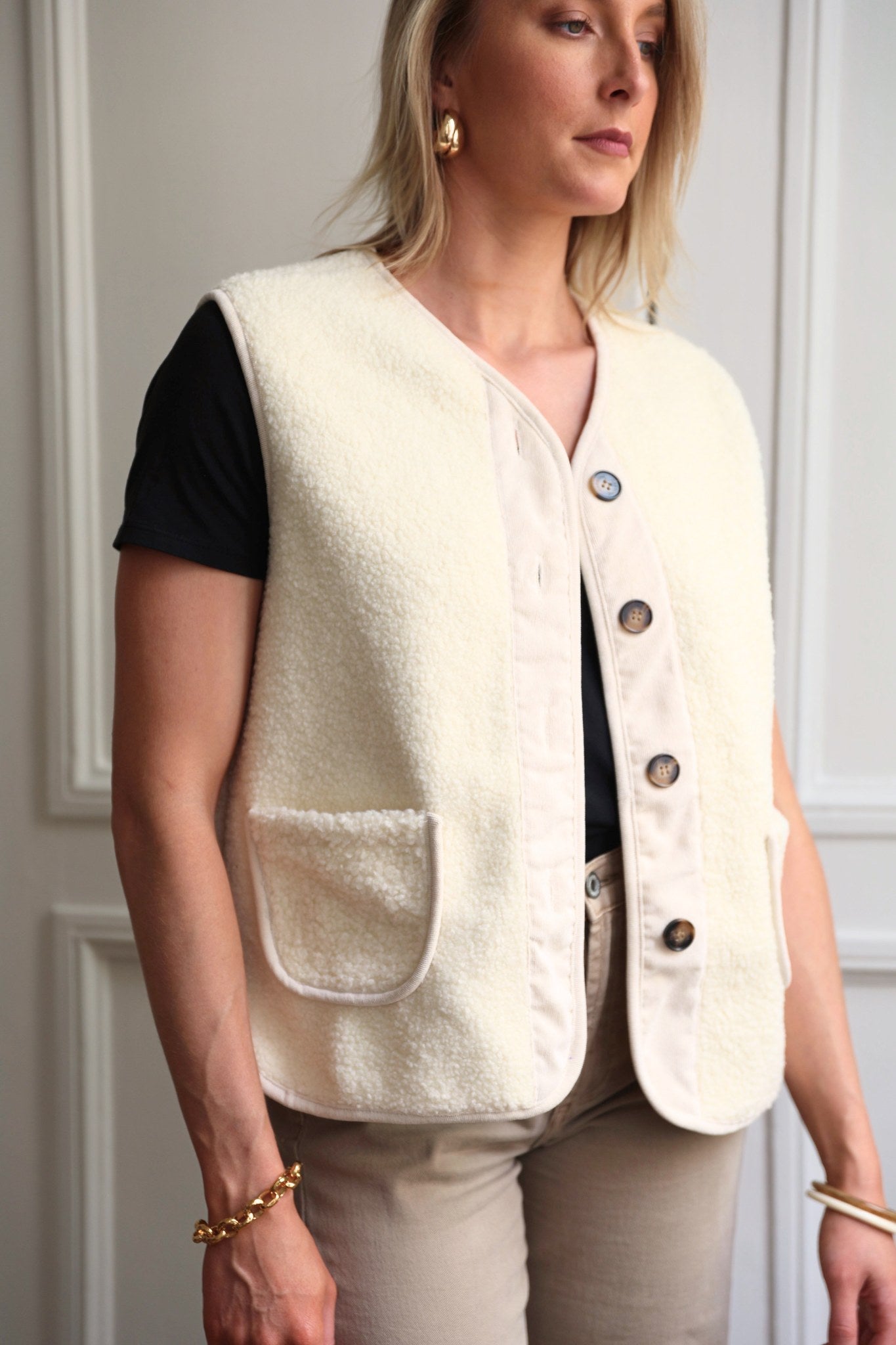 GILET SANS MANCHES LILOU