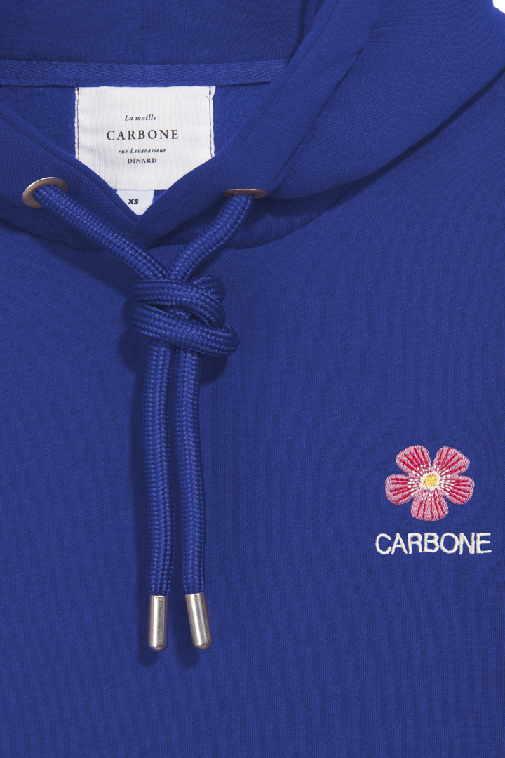 SWEAT CARBONE bleu roi