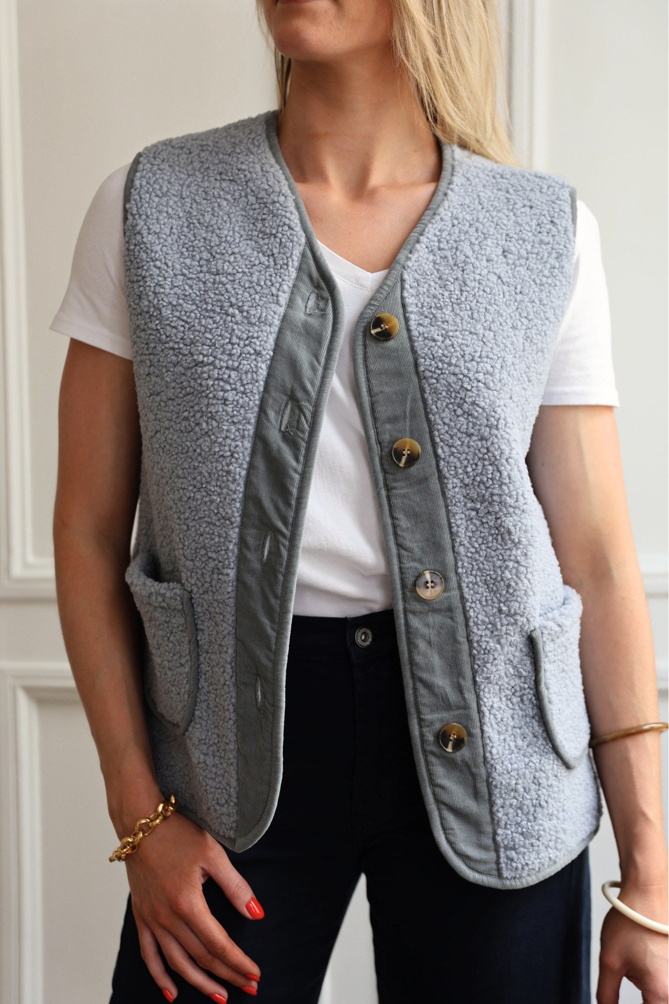 GILET SANS MANCHES LILOU