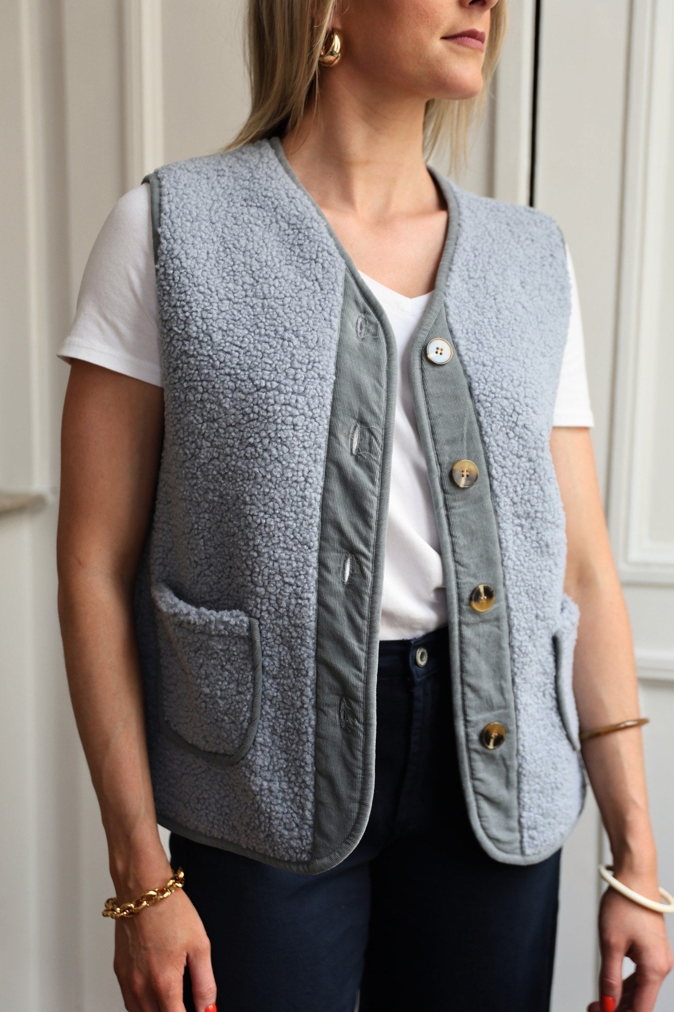 GILET SANS MANCHES LILOU