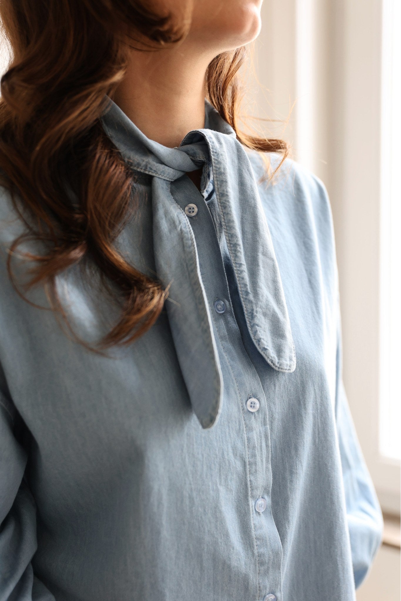 CHEMISE EN DENIM LUCIE