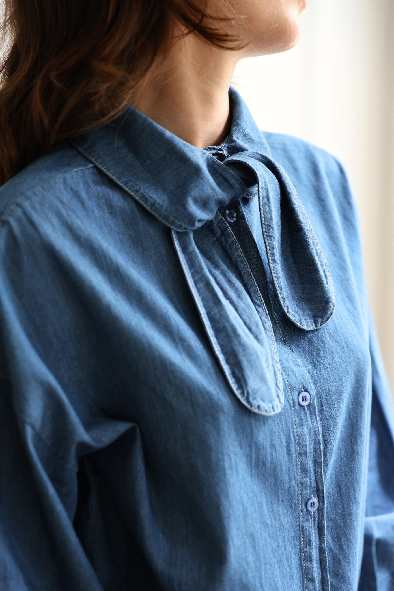CHEMISE EN DENIM LUCIE