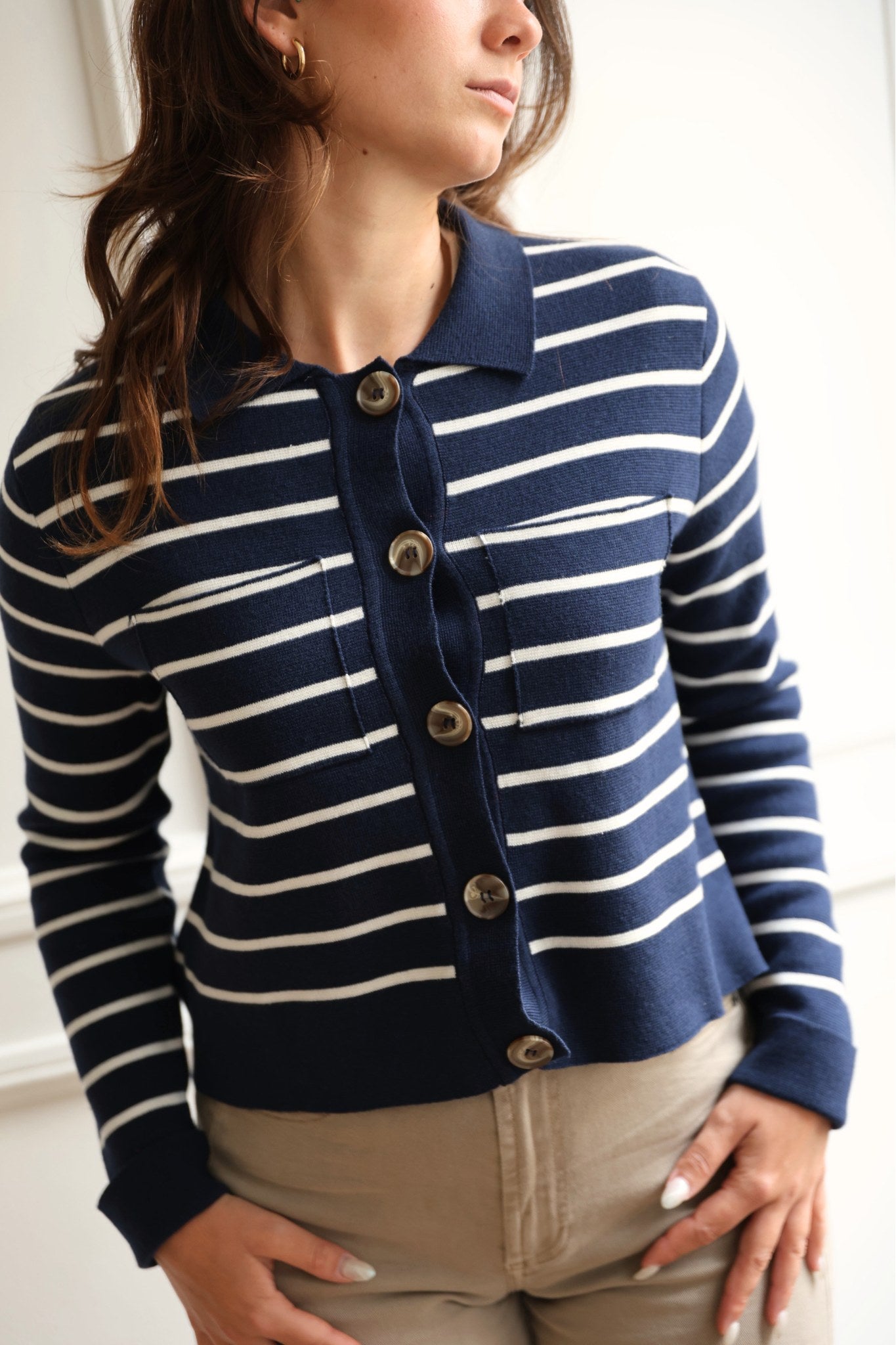 CARDIGAN PAULA RAYURES