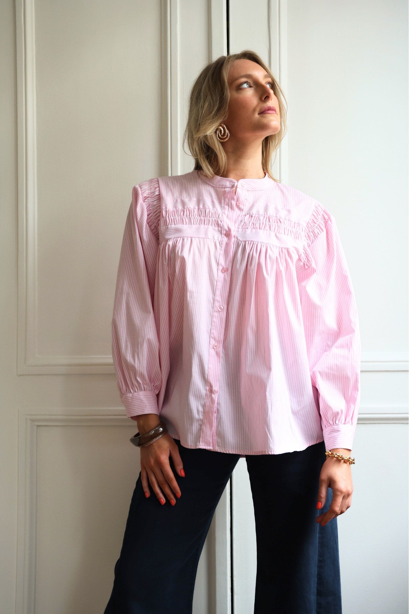 CHEMISE À RAYURES LINA