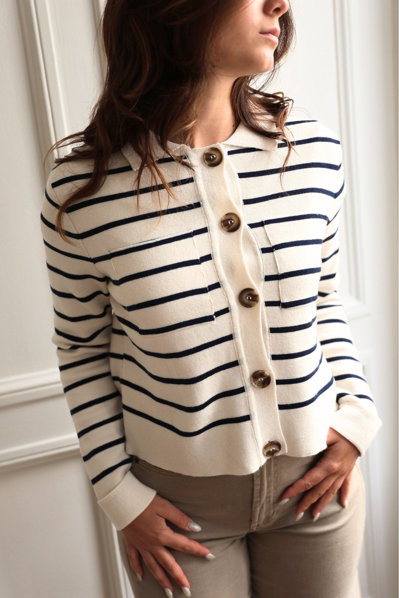 CARDIGAN PAULA RAYURES