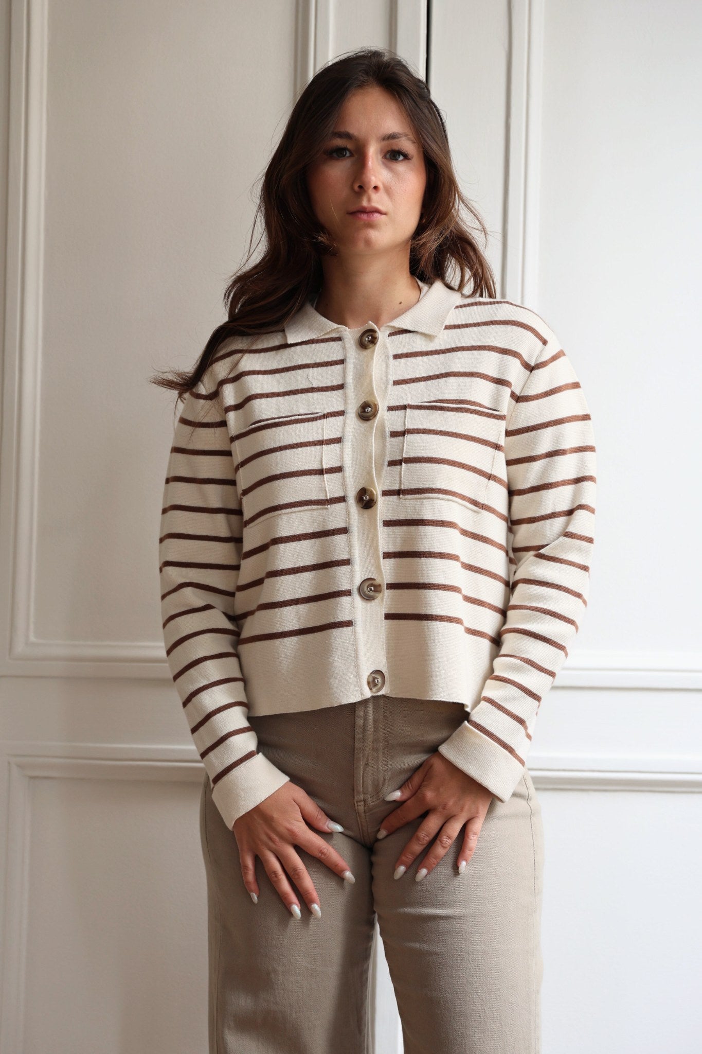 CARDIGAN PAULA RAYURES