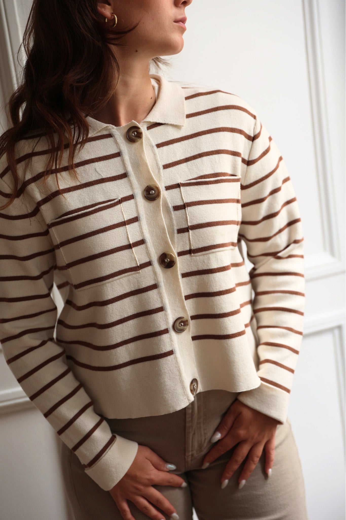 CARDIGAN PAULA RAYURES