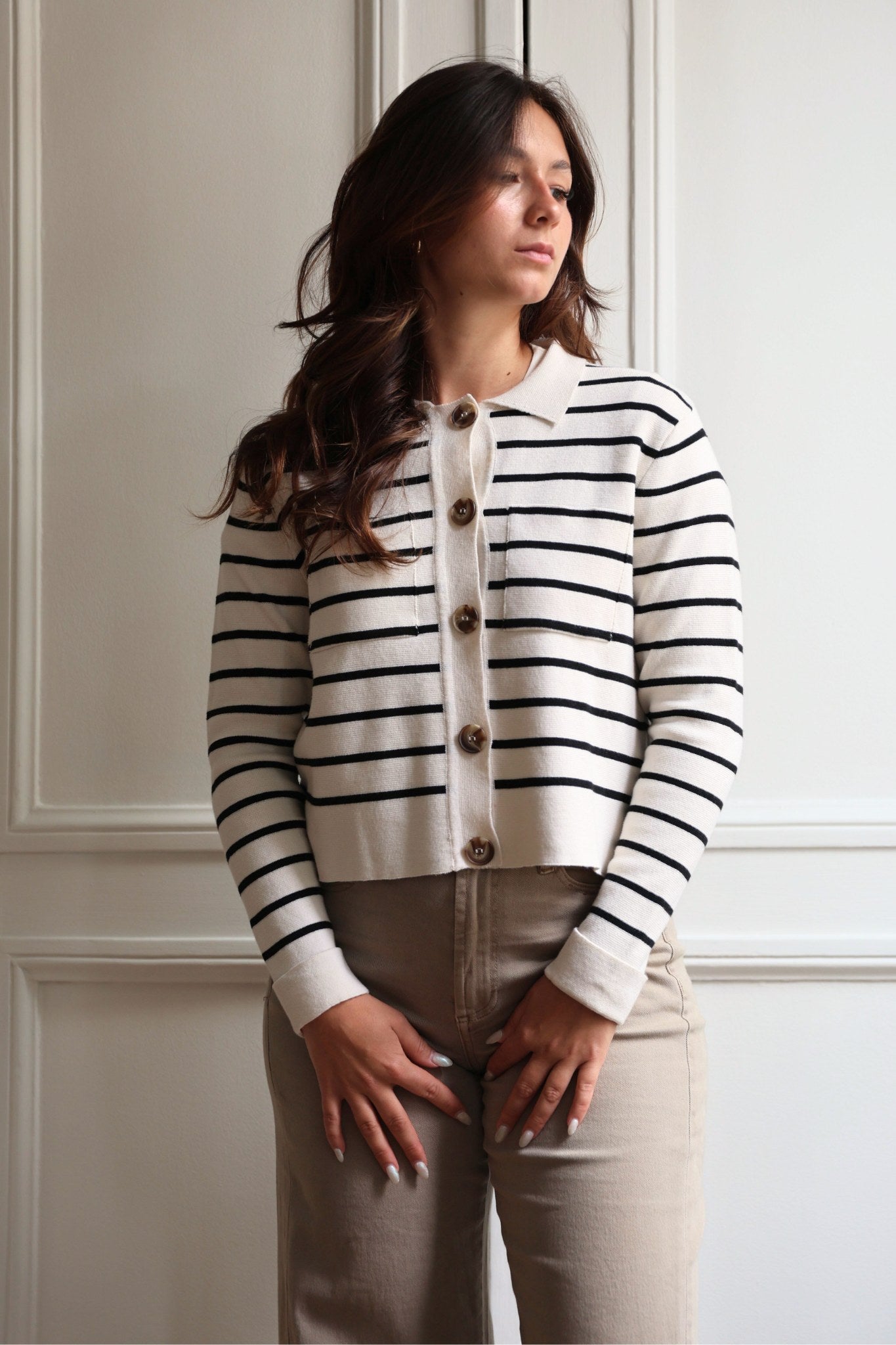 CARDIGAN PAULA RAYURES