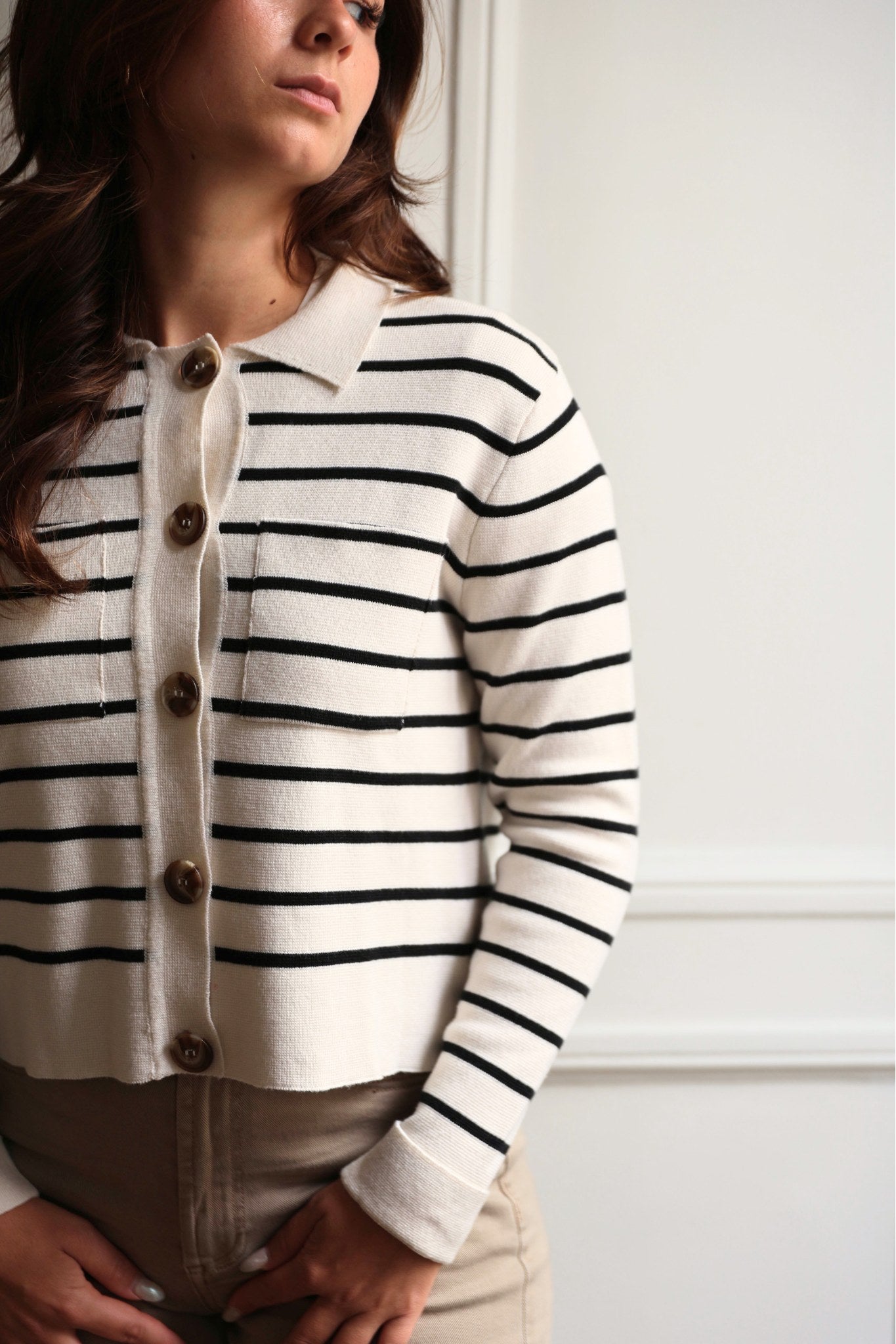 CARDIGAN PAULA RAYURES