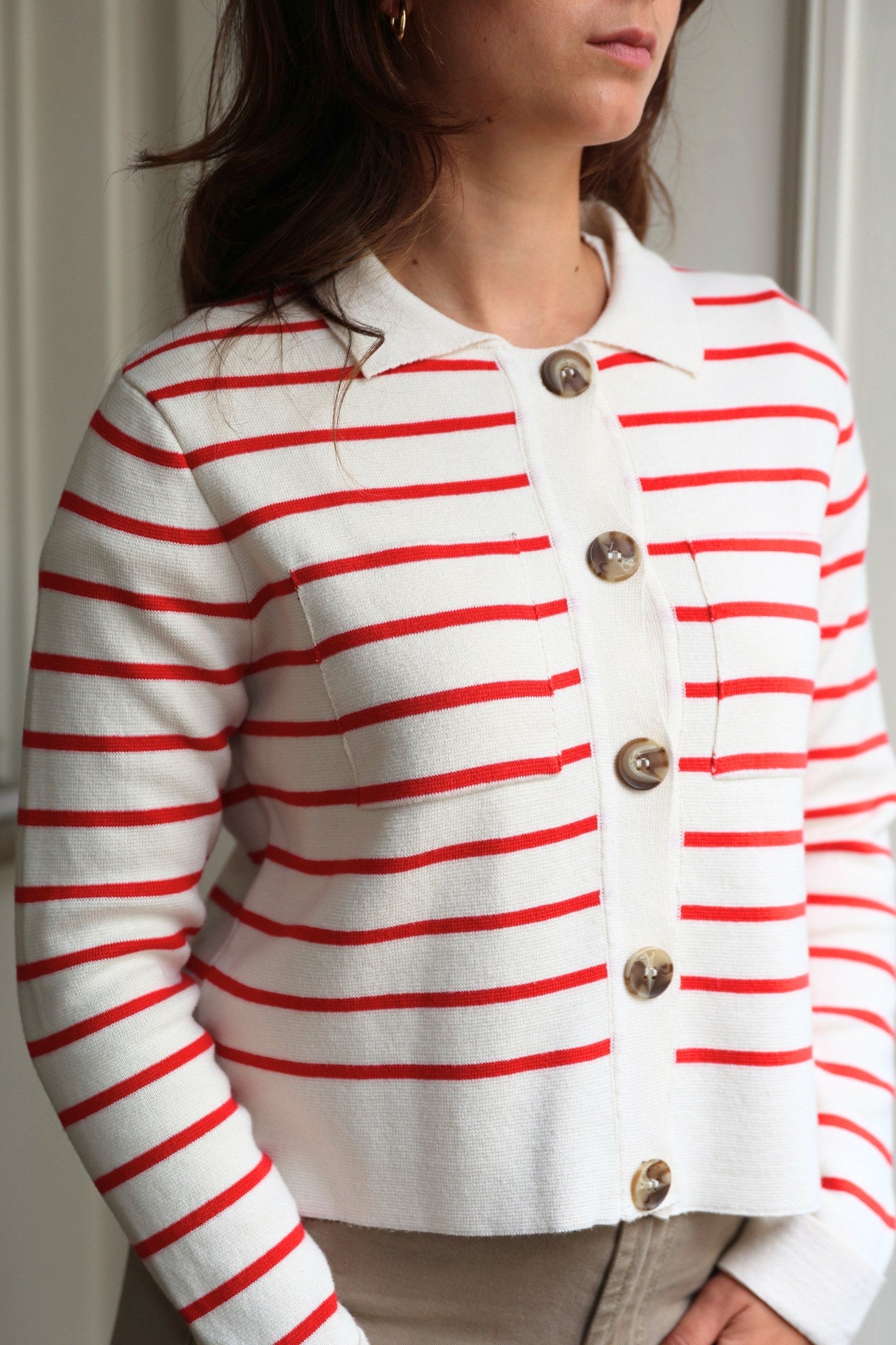 CARDIGAN PAULA RAYURES