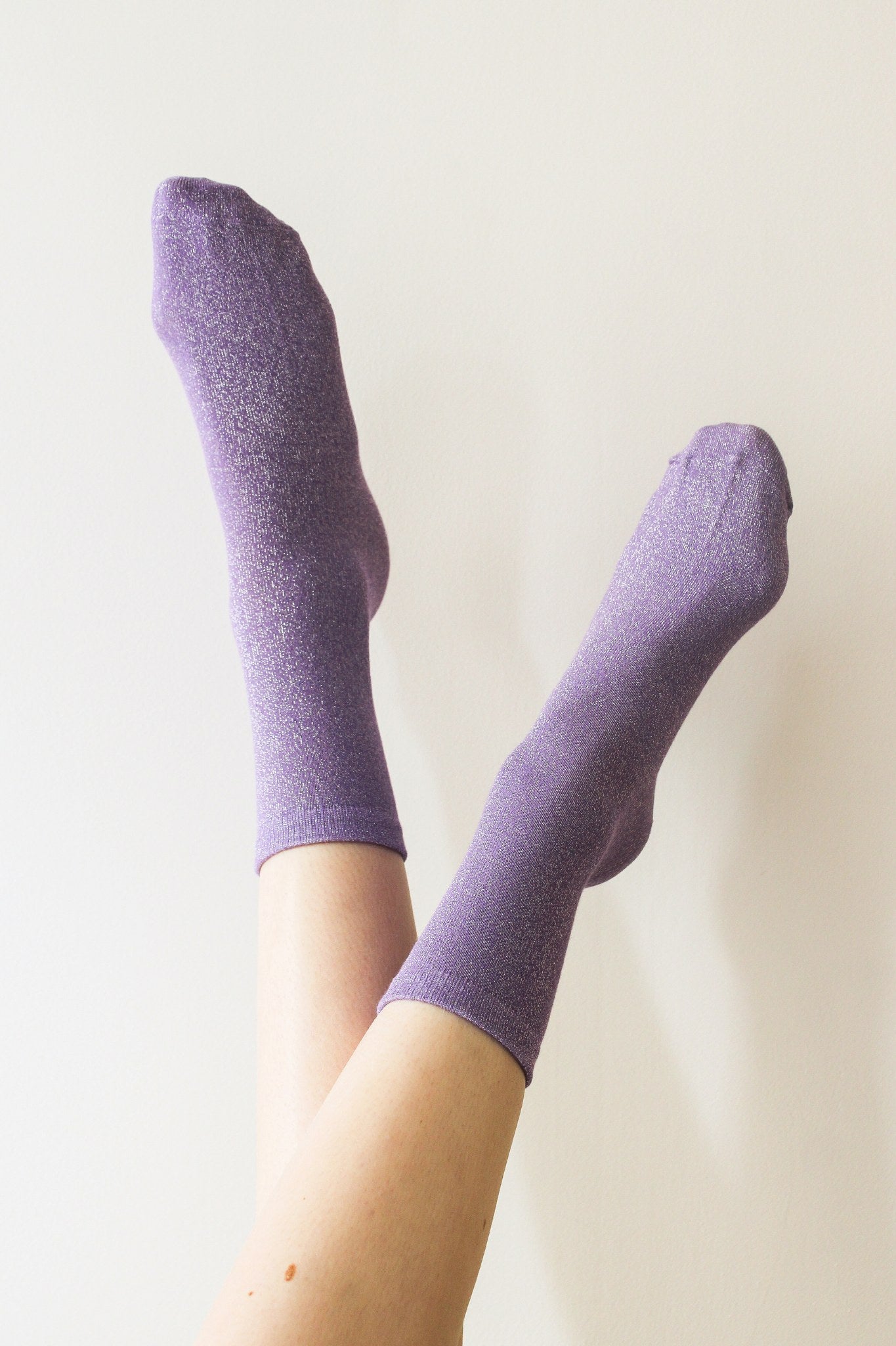 CHAUSSETTES BRILLANTES CARBONE