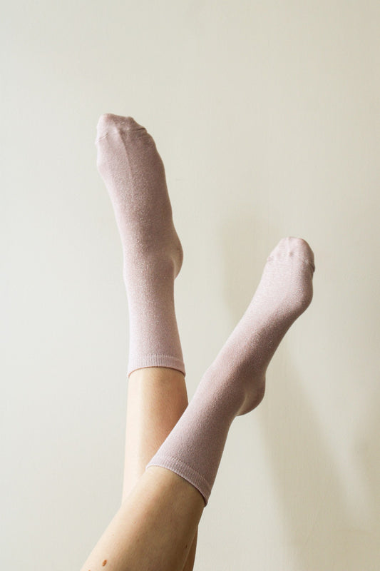 CHAUSSETTES BRILLANTES CARBONE