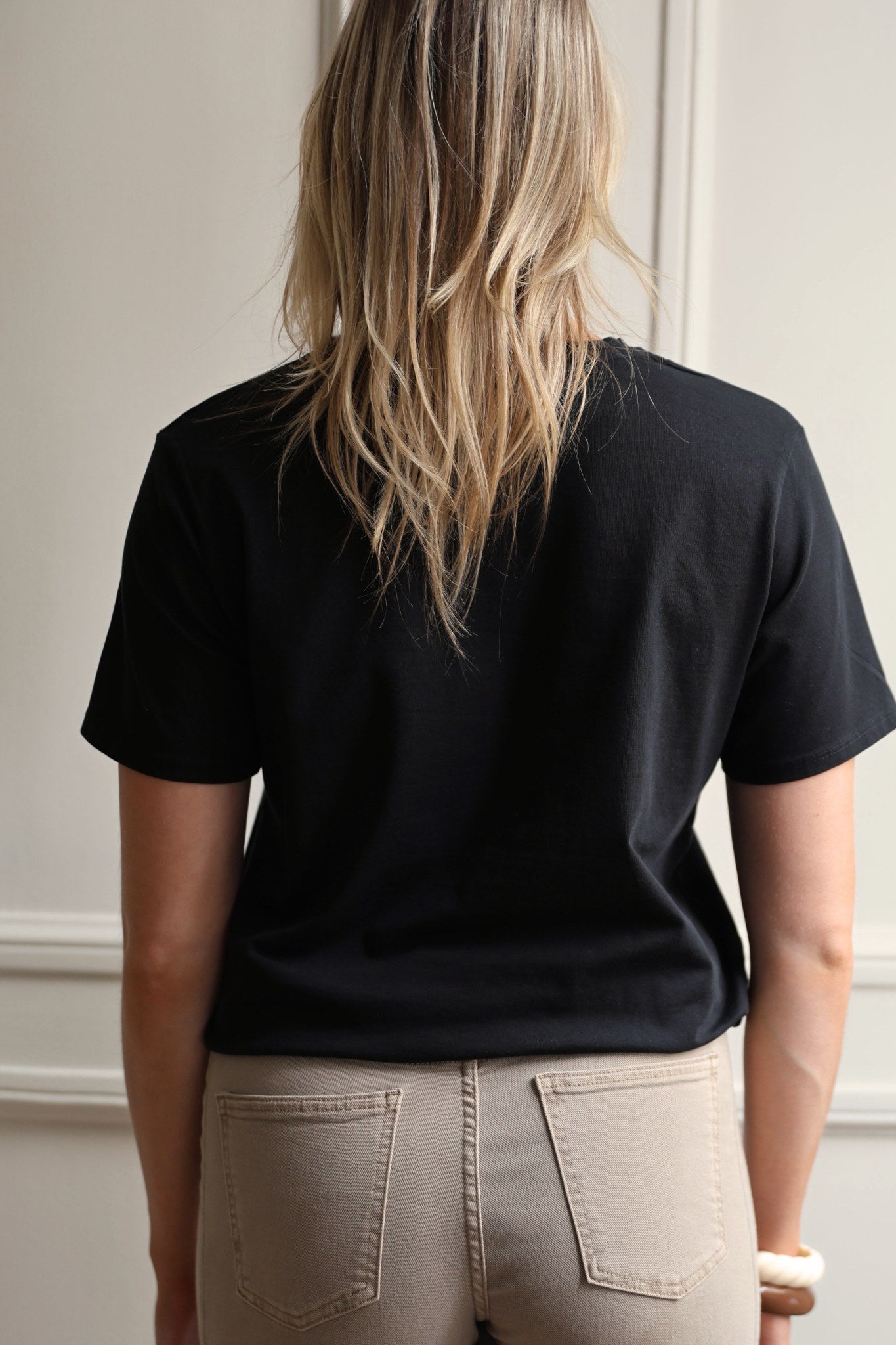 T-SHIRT FLORA COL ROND