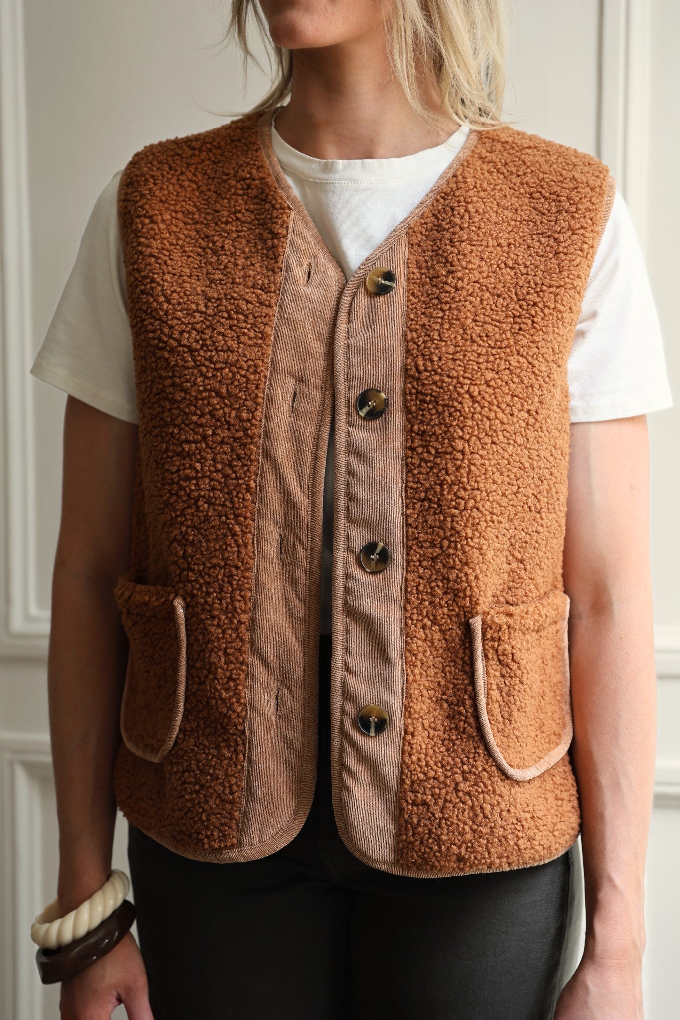 GILET SANS MANCHES LILOU