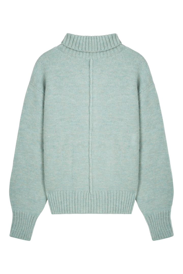 PULL COL ROULE LENA AQUA