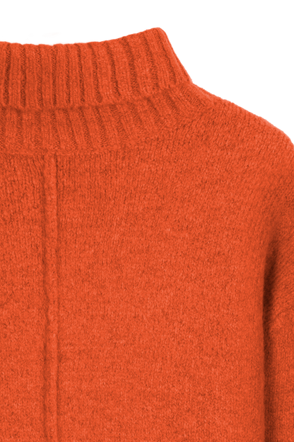 PULL COL ROULE LENA MANDARINE