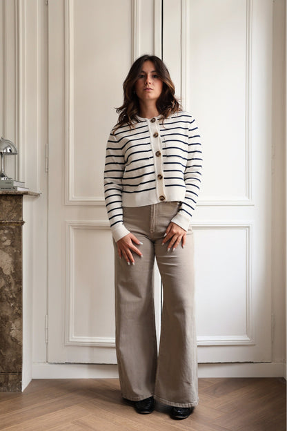 CARDIGAN PAULA RAYURES
