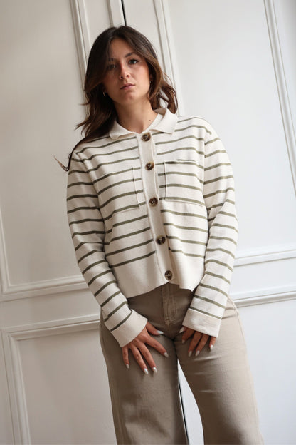 CARDIGAN PAULA RAYURES