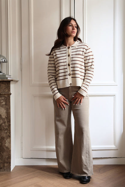 CARDIGAN PAULA RAYURES