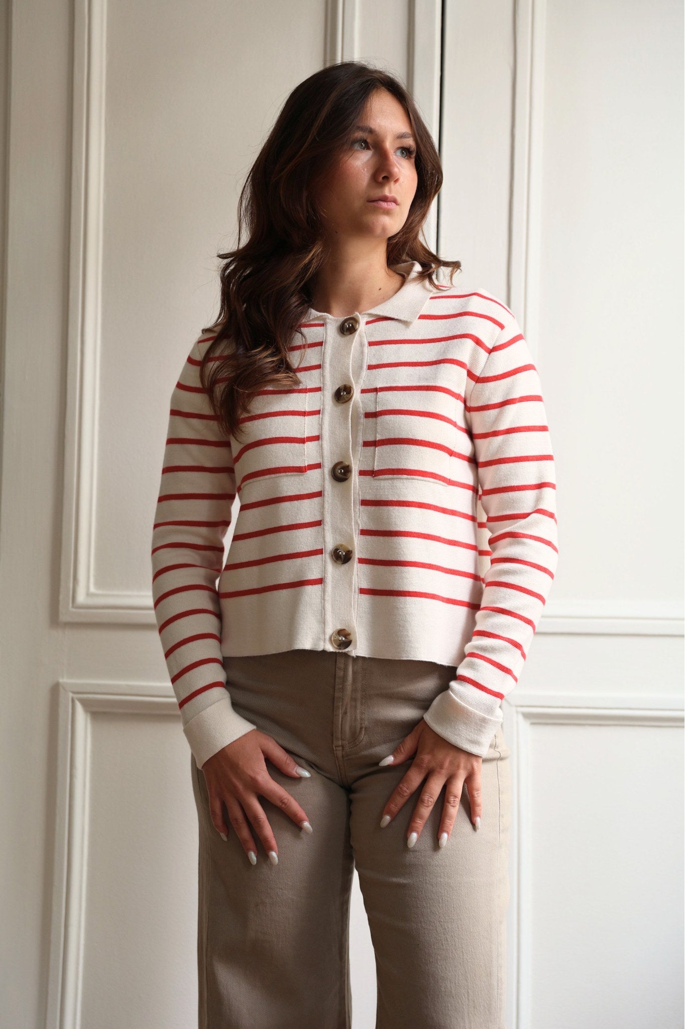 CARDIGAN PAULA RAYURES
