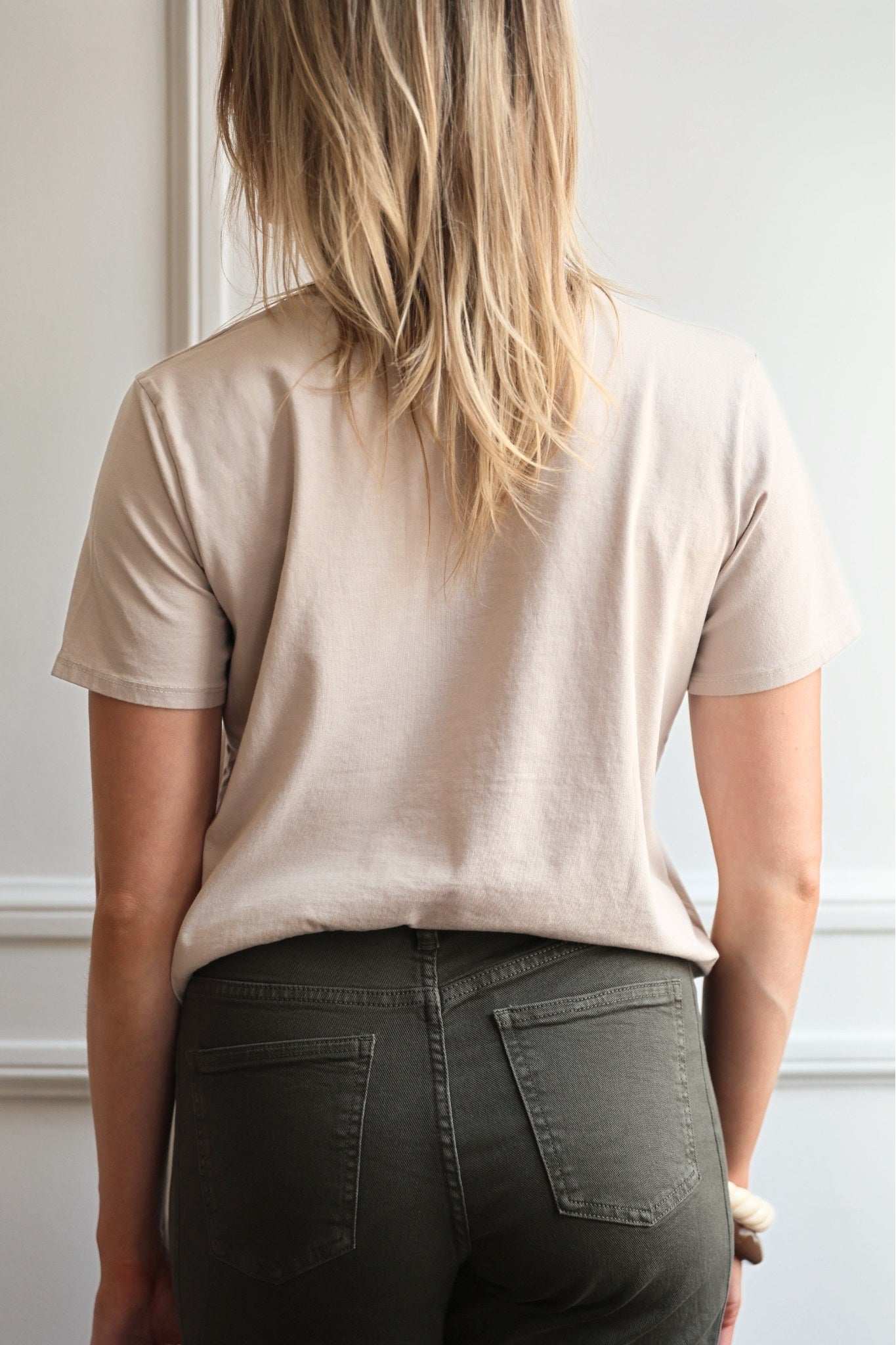 T-SHIRT FLORA COL ROND