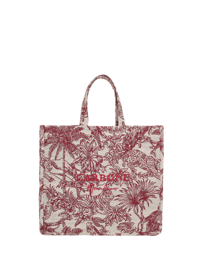 Cabas Panthère Bordeaux – Carbone Mon Amour