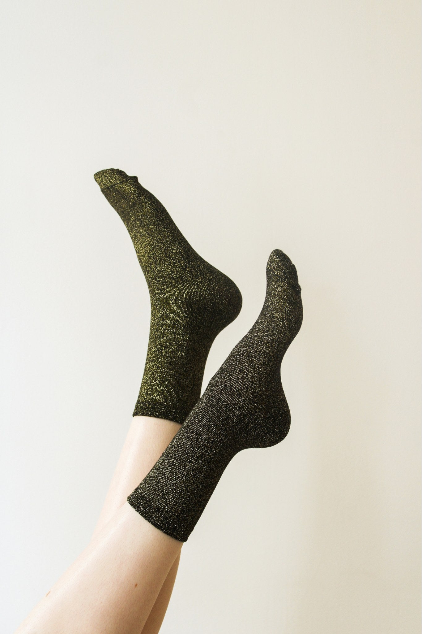 CHAUSSETTES BRILLANTES CARBONE