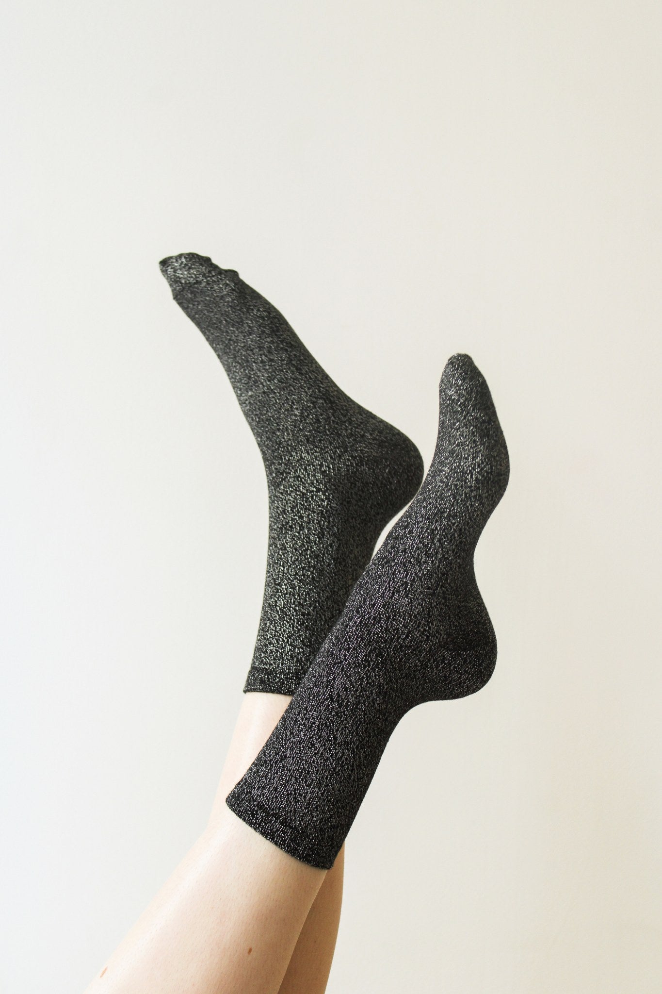 CHAUSSETTES BRILLANTES CARBONE