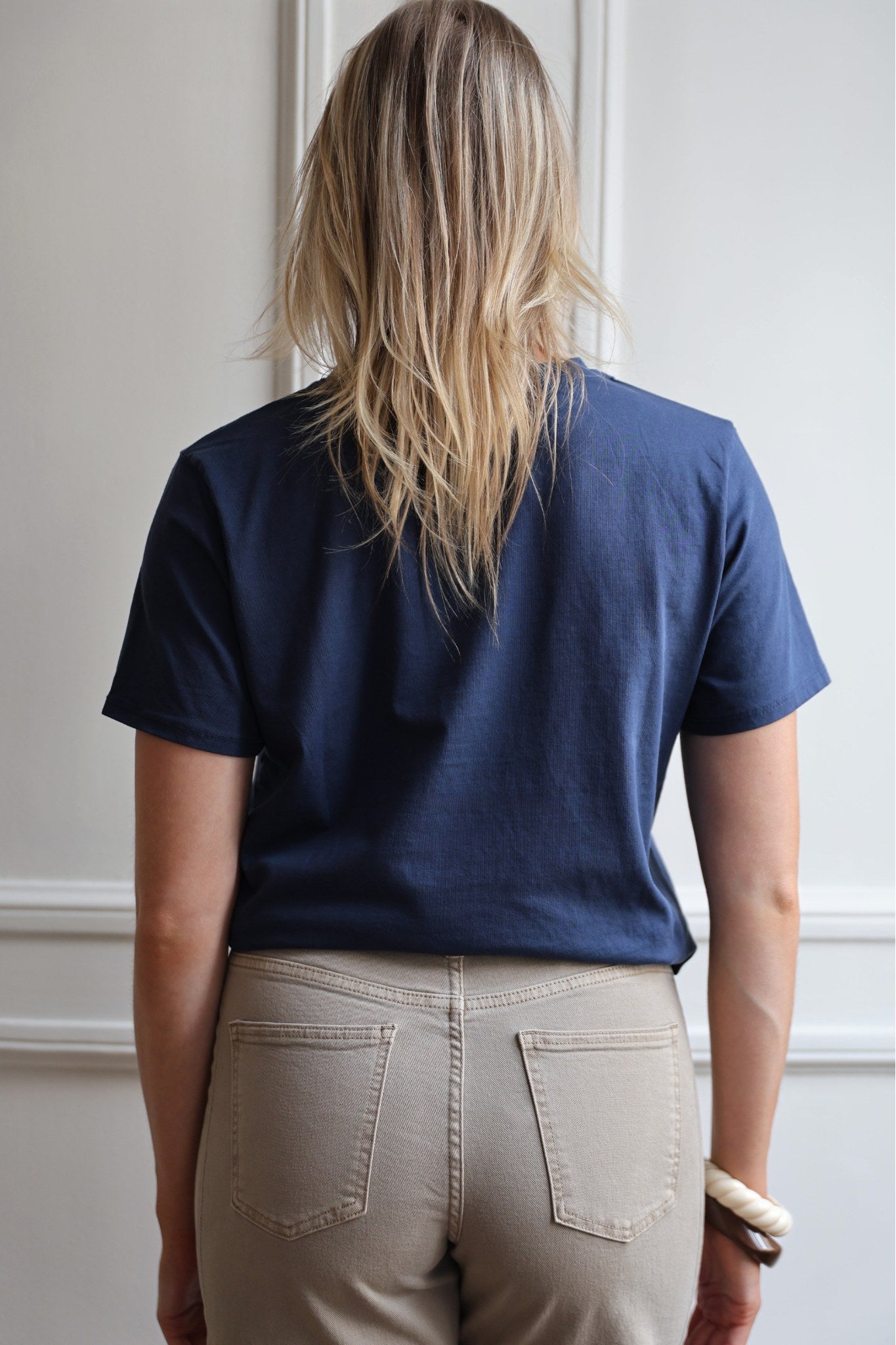 T-SHIRT FLORA COL ROND