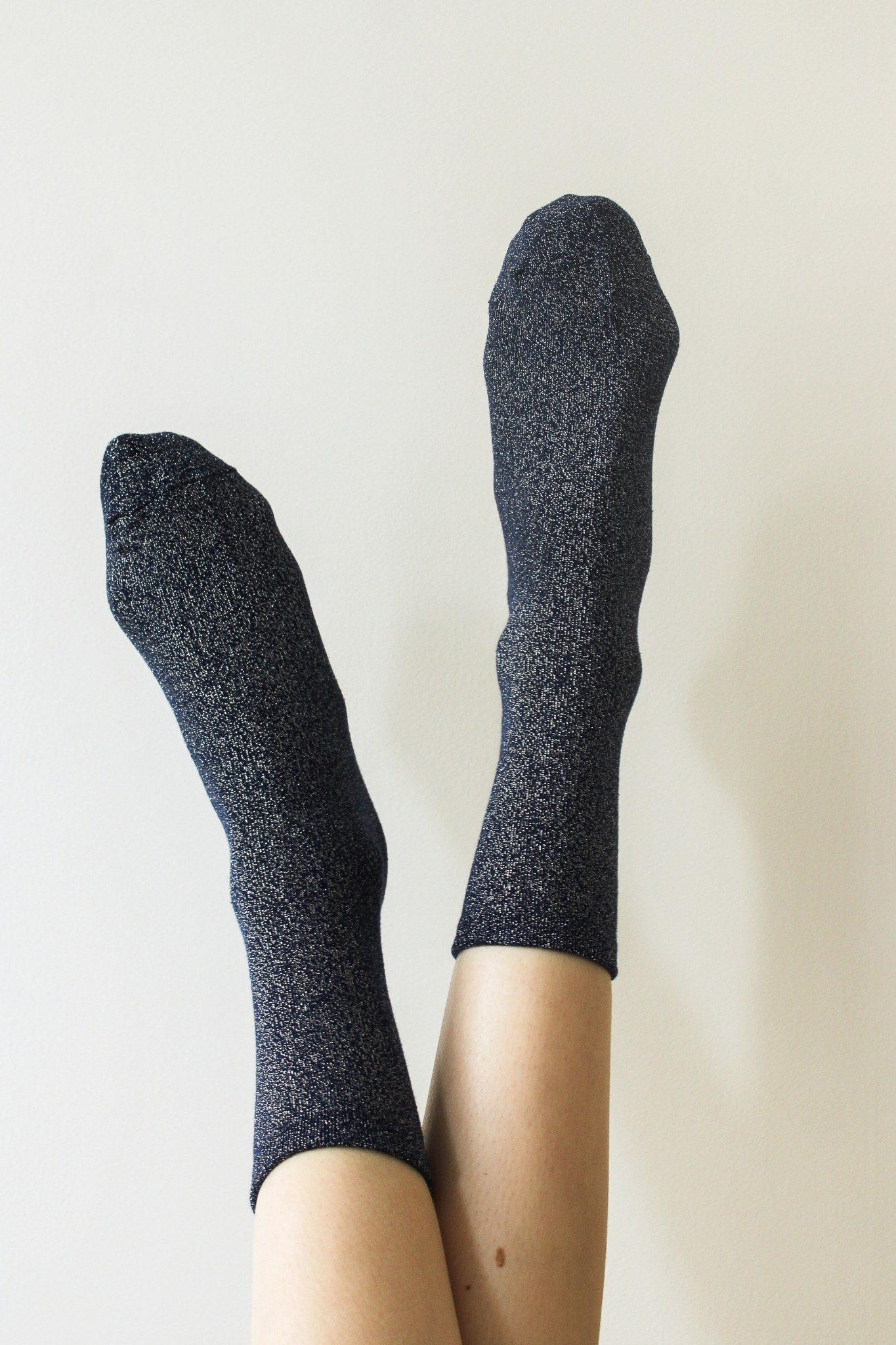 CHAUSSETTES BRILLANTES CARBONE